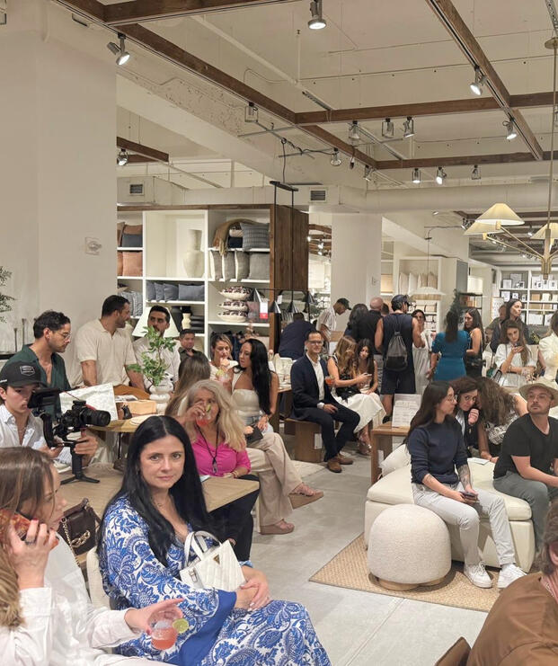 Intimate event in Collaboration with West Elm